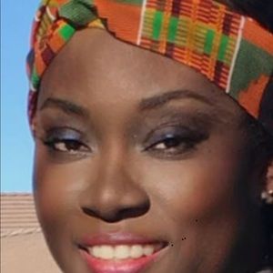 Turban Headband in African Kente Fabric.